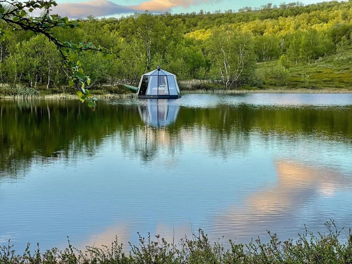 Aurora Hut - luksusmajoitus iglu tunturilammella Pohjois-Lapissa Nuorgamissa - Housity