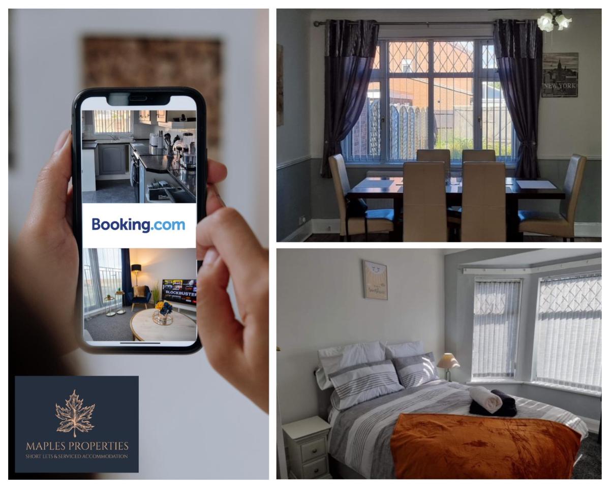 3 Bedroom House, with Free WiFi - Maples Properties Short Lets & Serviced Accommodation Hull - Housity