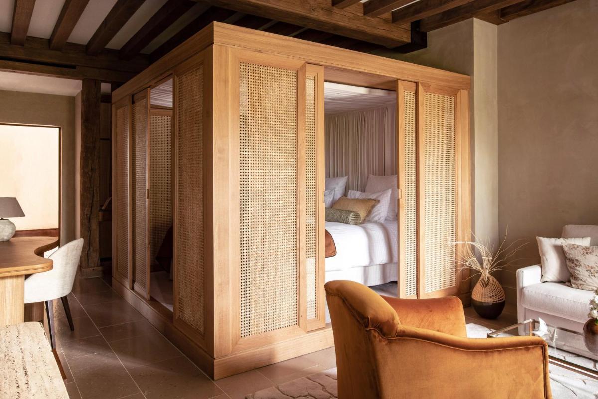 Coin salon dans l'établissement Relais Bernard Loiseau
