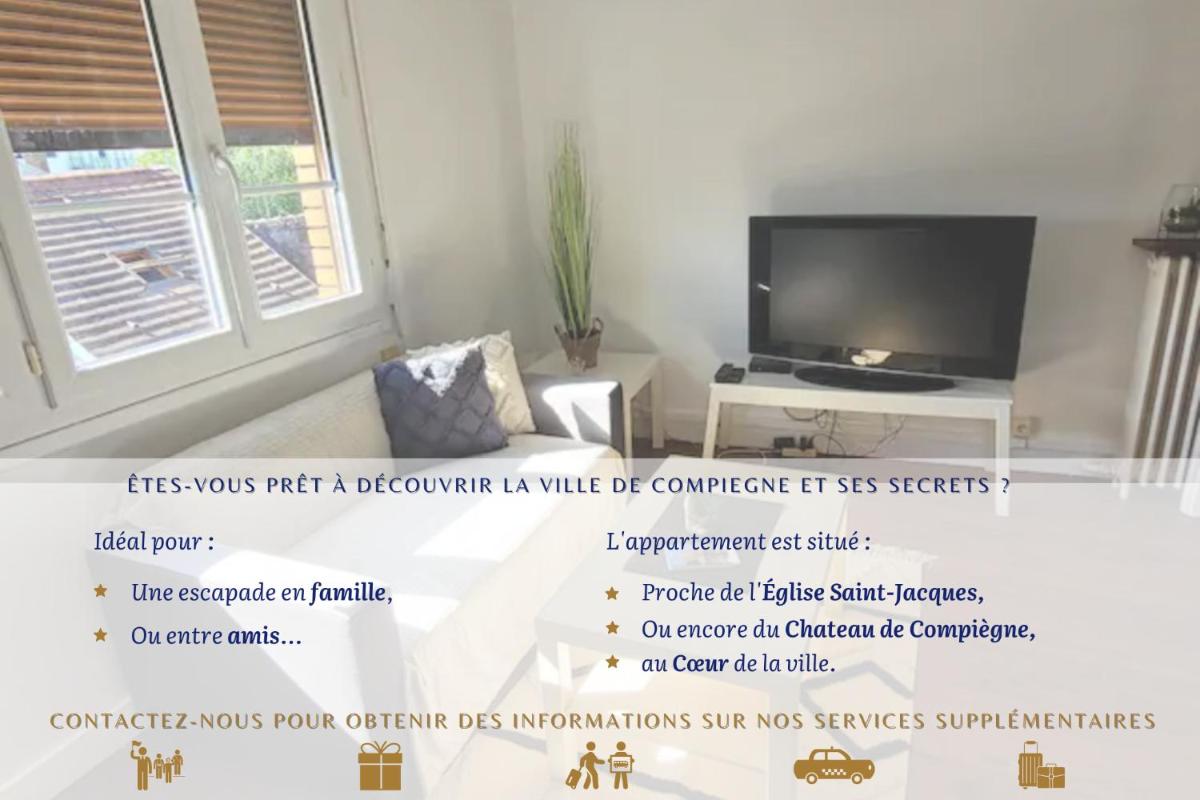 L'ensoleillé de Compiègne - Lumineux & Spacieux - Housity