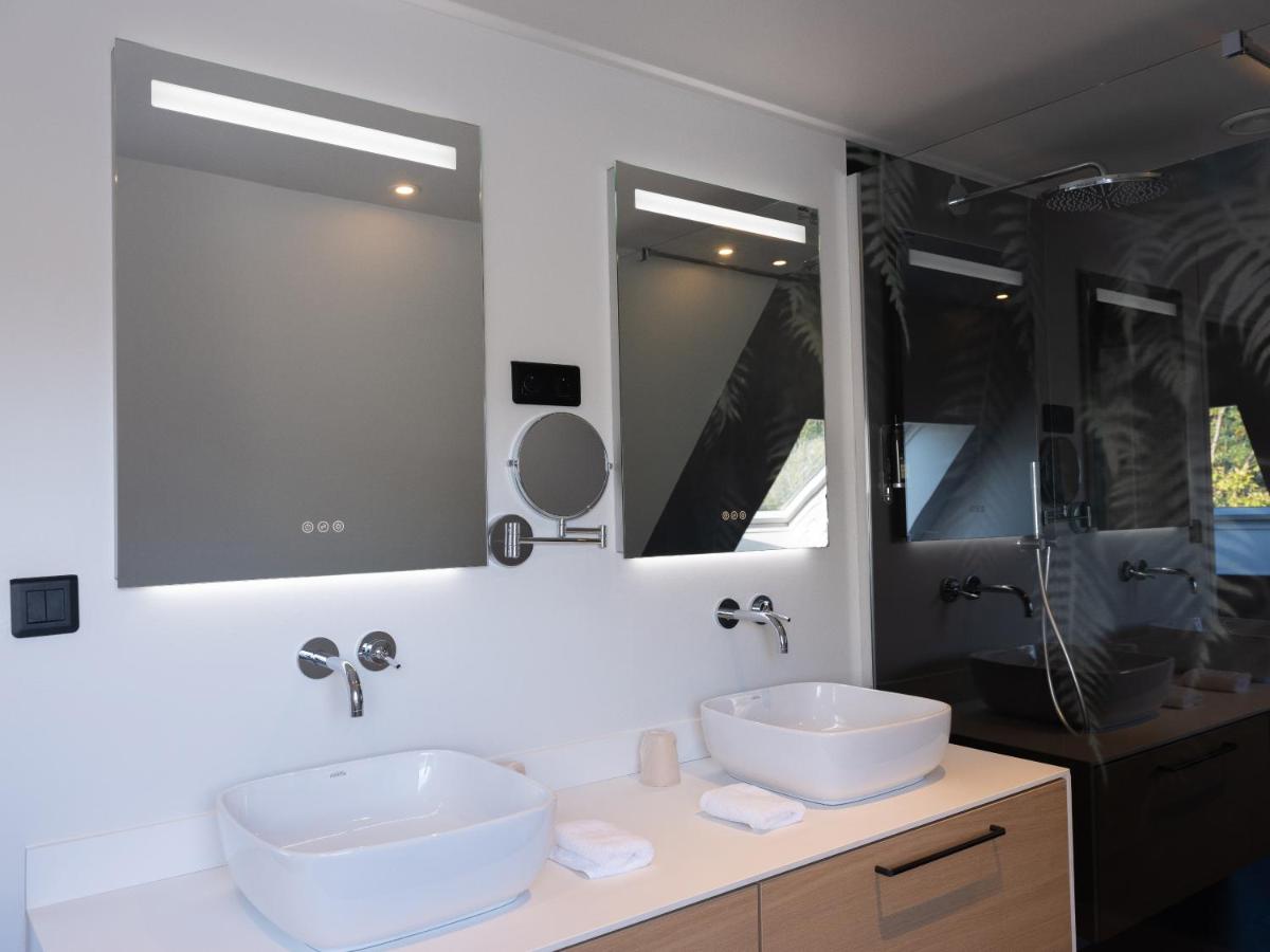 Salle de bains dans l'établissement Le Domaine de Beaulieu