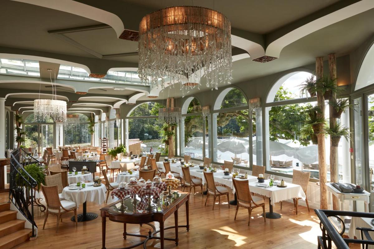 Restaurant ou autre lieu de restauration dans l'établissement Brindos, Lac & Château - Relais & Châteaux - Anglet Biarritz