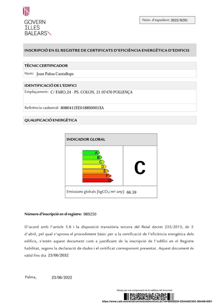 Certificado, premio, señal o documento que está expuesto en Hotel Illa d'Or & Club Apts 4* Sup