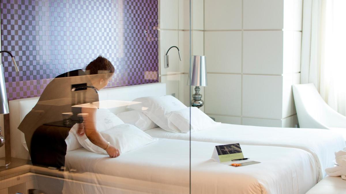 Cama o camas de una habitación en Gran Hotel Nagari Boutique & Spa