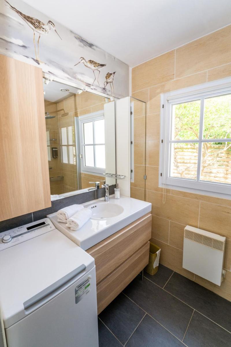 Salle de bains dans l'établissement Hôtel Restaurant & Spa Plaisir