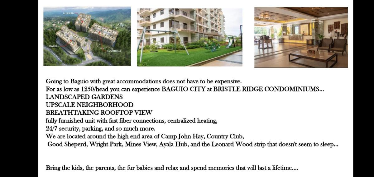 Suitetrails - BTS(baguio travel n stay) DMCI bristle ridge