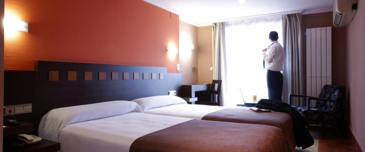 Cama o camas de una habitación en Blanco Hotel Spa