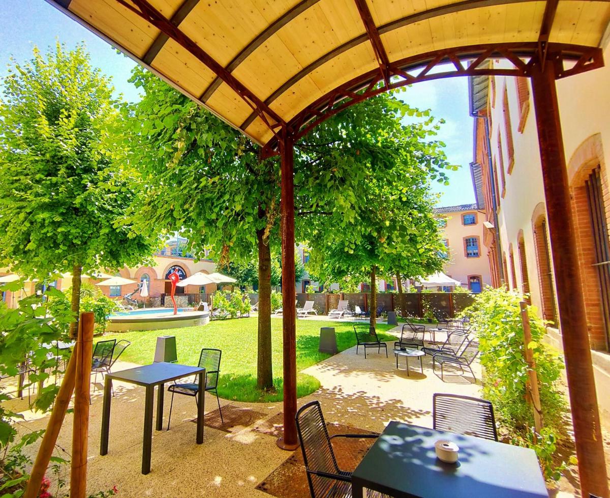 Jardin de l'établissement Abbaye des Capucins Spa & Resort