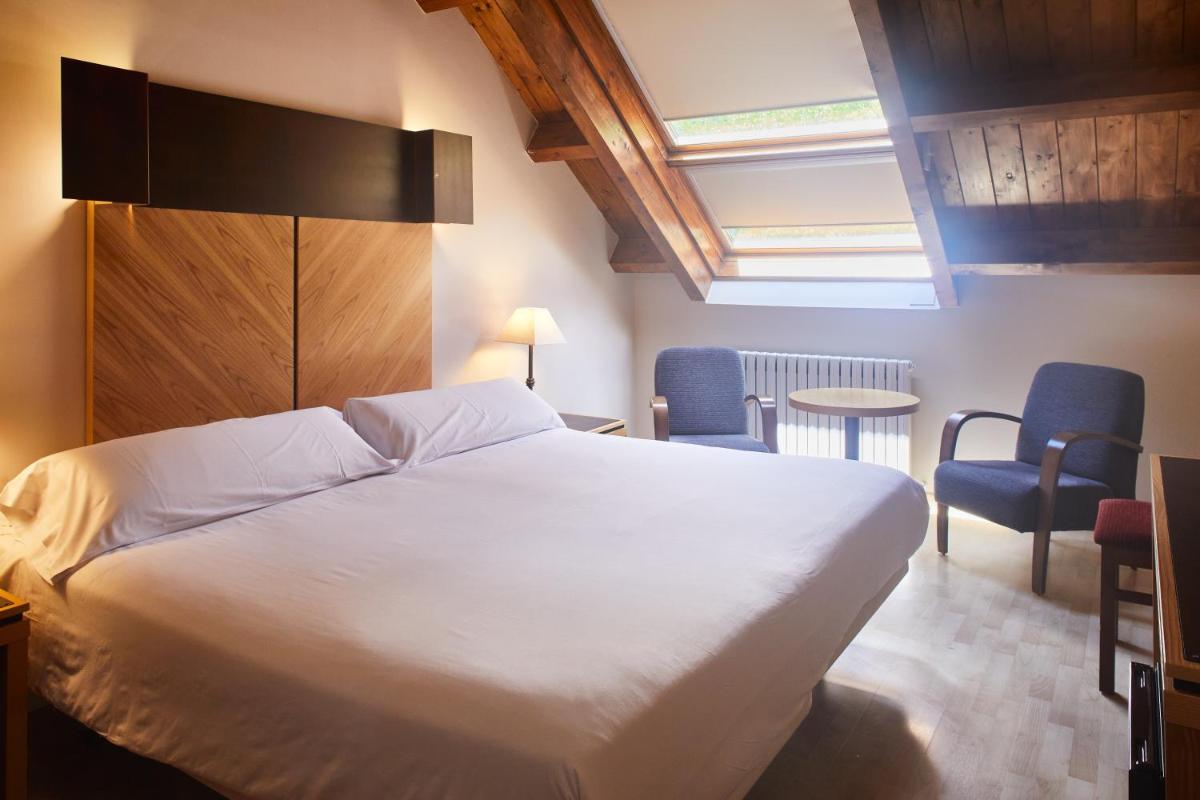 Cama o camas de una habitación en Silken Ordesa