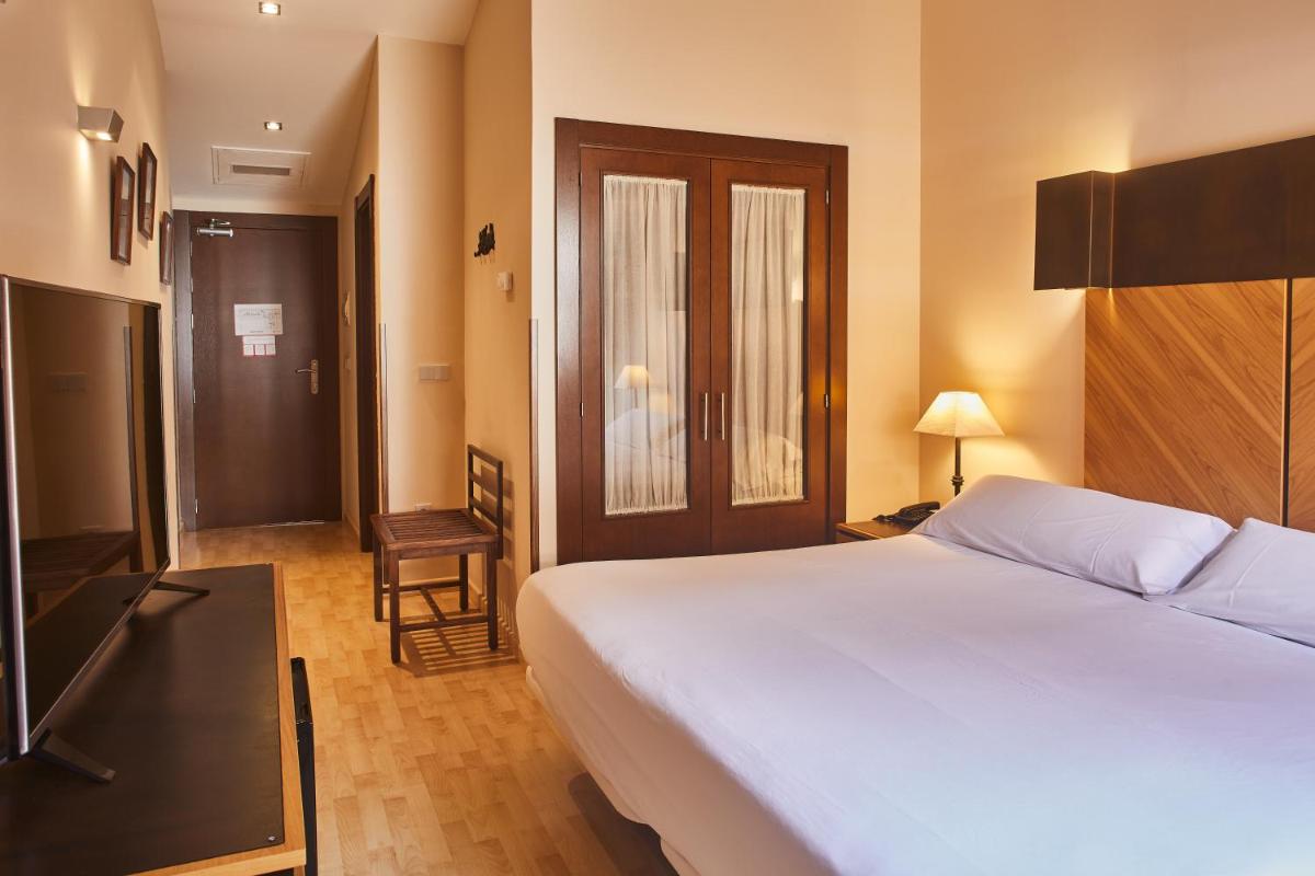 Cama o camas de una habitación en Silken Ordesa