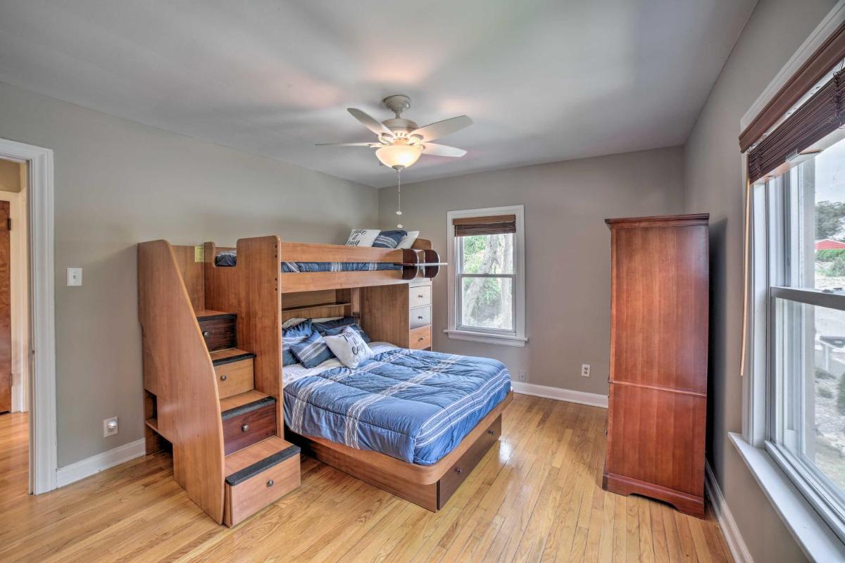 Pet-Friendly Lake Getaway 1 Block to Beach! - Housity