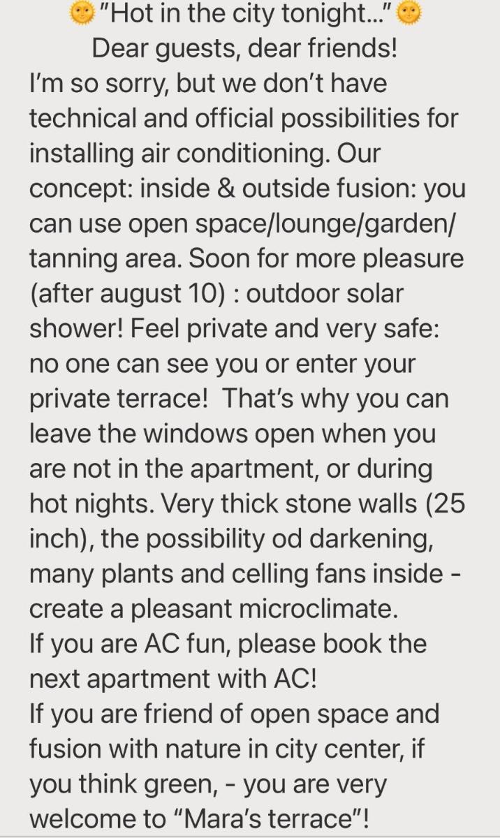 City apartment Mara’s terrace - Marini dvori / 4 pax - Housity