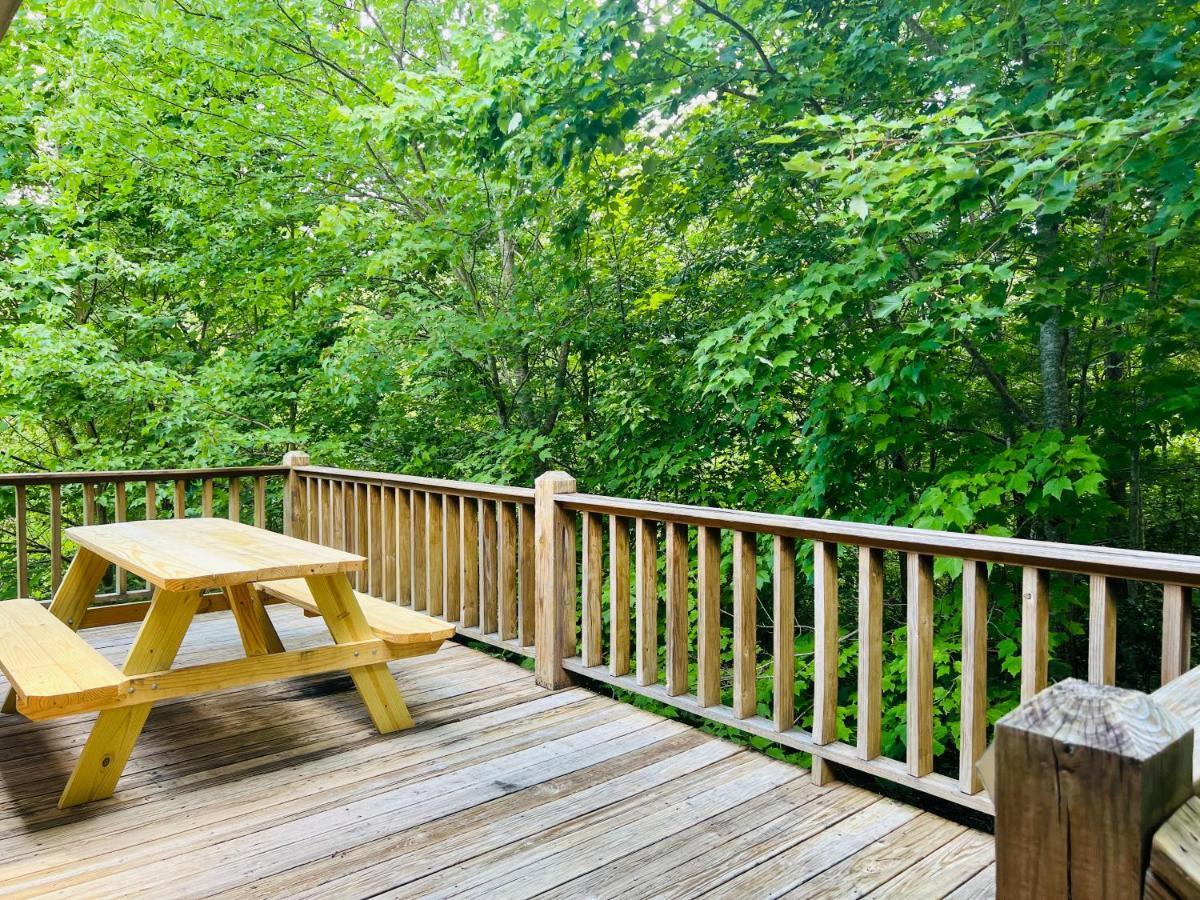 One-Story Pinewood Cabin King Bed in Young Harris - Housity