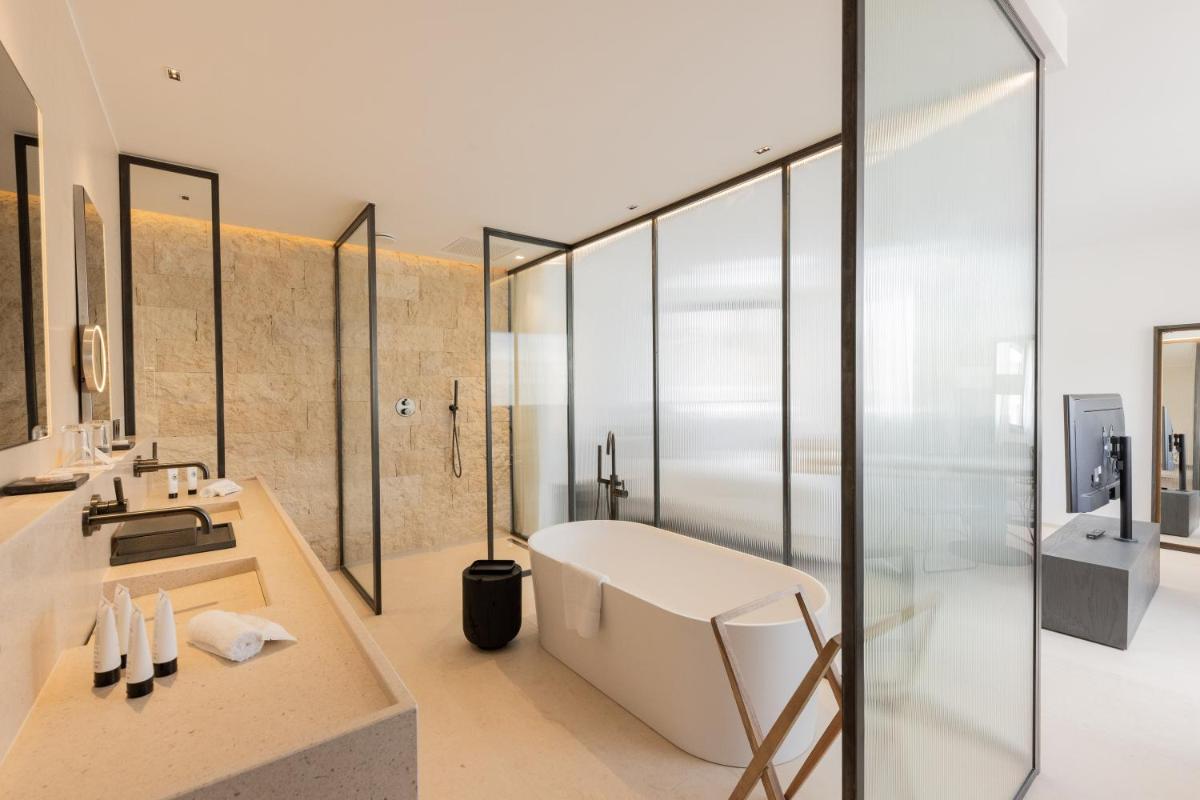 Salle de bains dans l'établissement Casa Paradisu