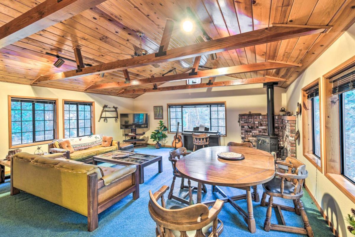 Pioneer Cabin with Fire Pit, 2 Furnished Decks! - Housity
