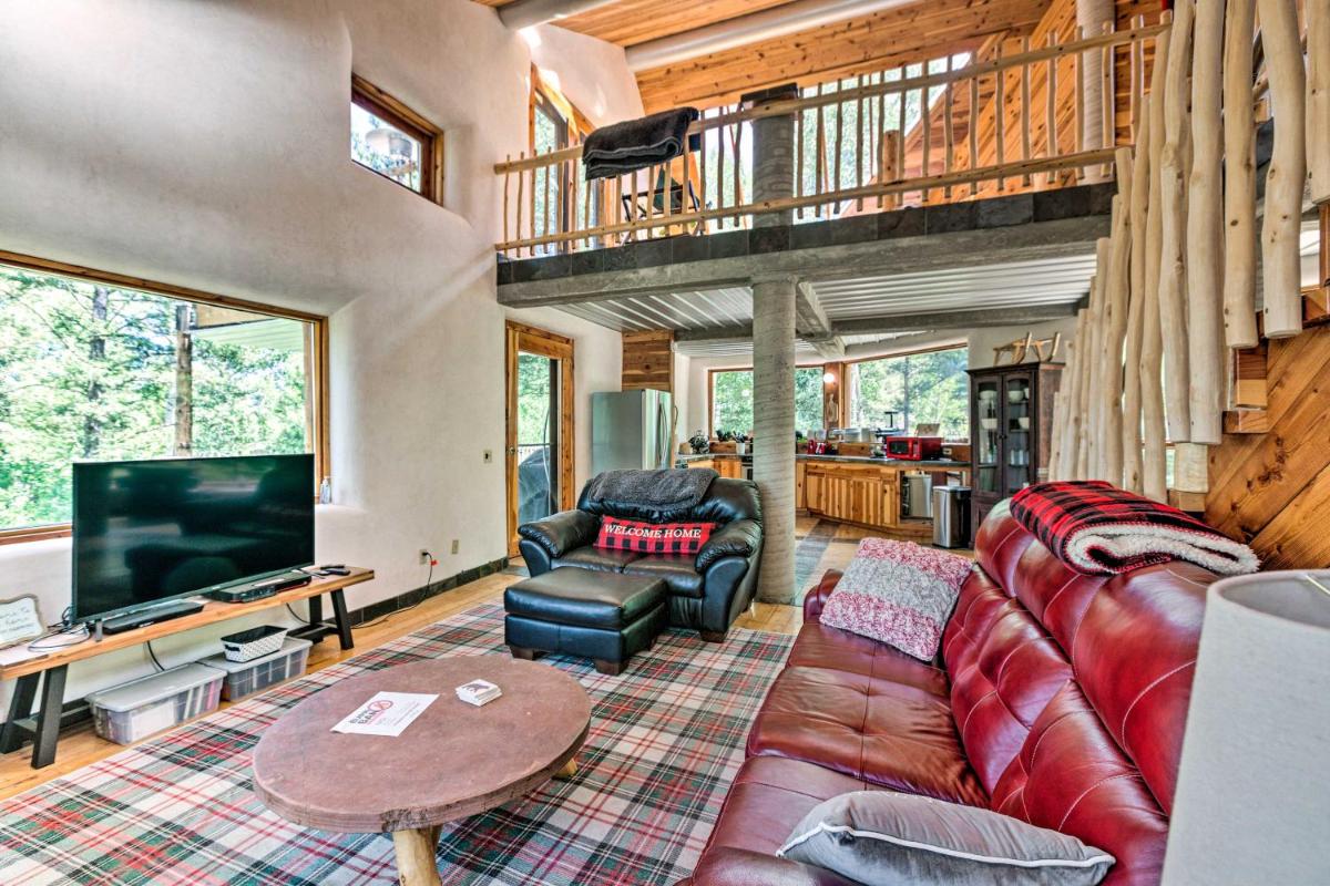 Angel Fire Cabin with Deck about 2 Mi to Ski and Hiking! - Housity