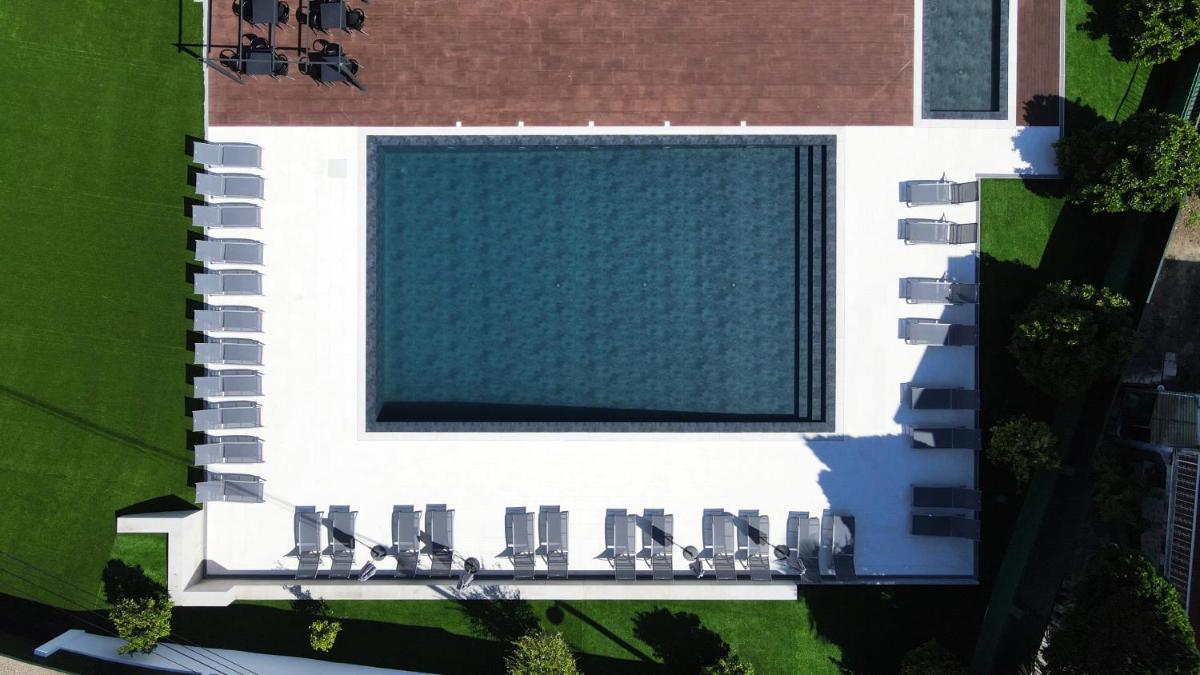 O edifício onde o hotel está situado