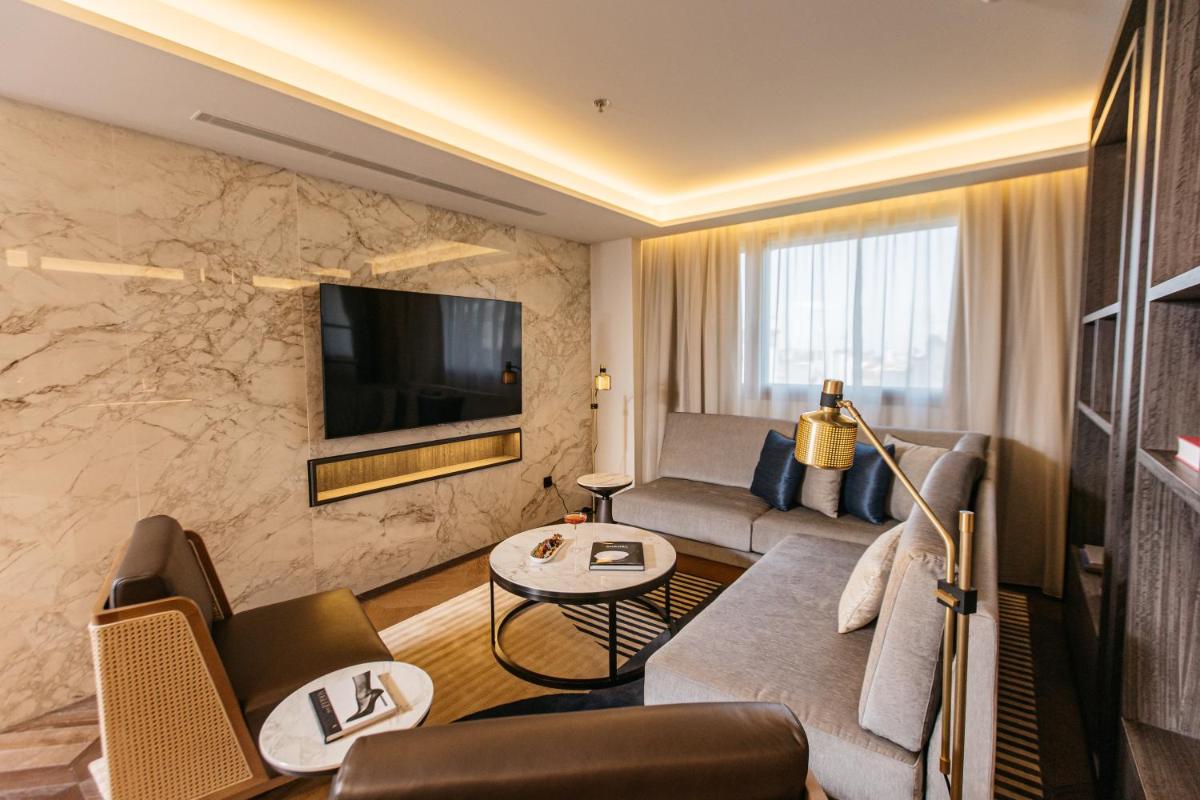Una televisión o centro de entretenimiento en InterContinental Barcelona by IHG