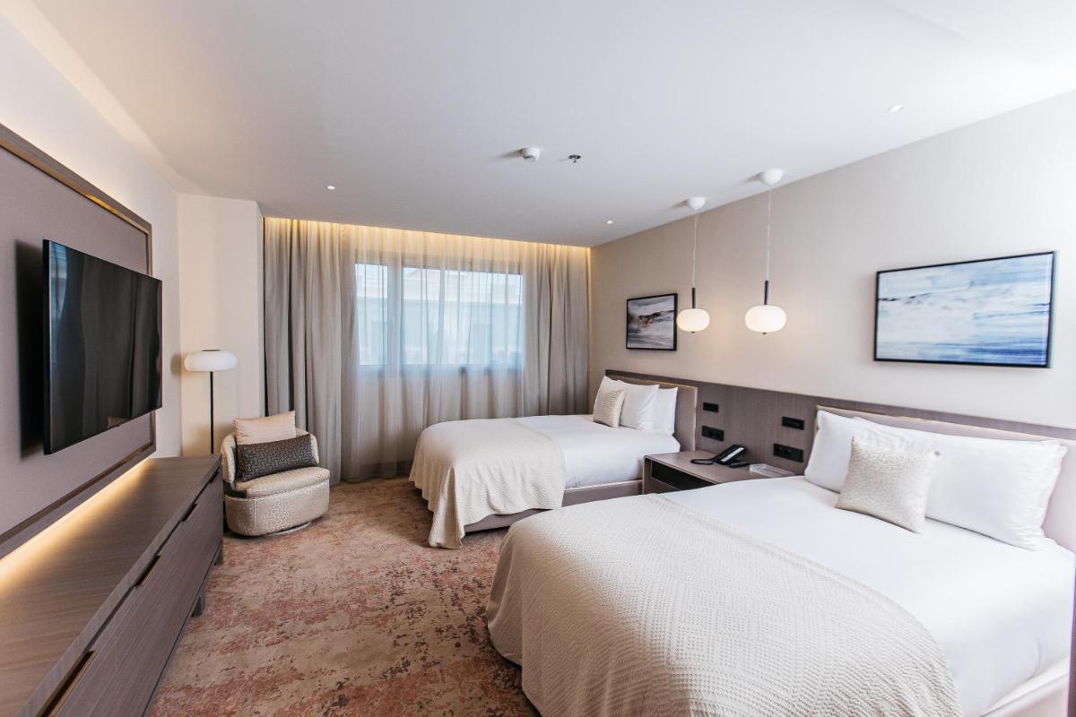 Cama o camas de una habitación en InterContinental Barcelona by IHG