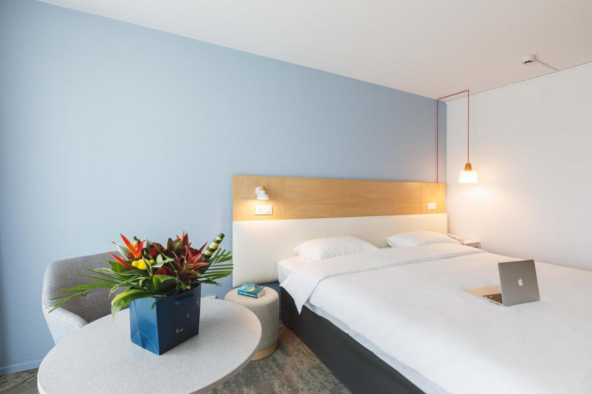 Un ou plusieurs lits dans un hébergement de l'établissement ibis Styles Aix les Bains Domaine de Marlioz