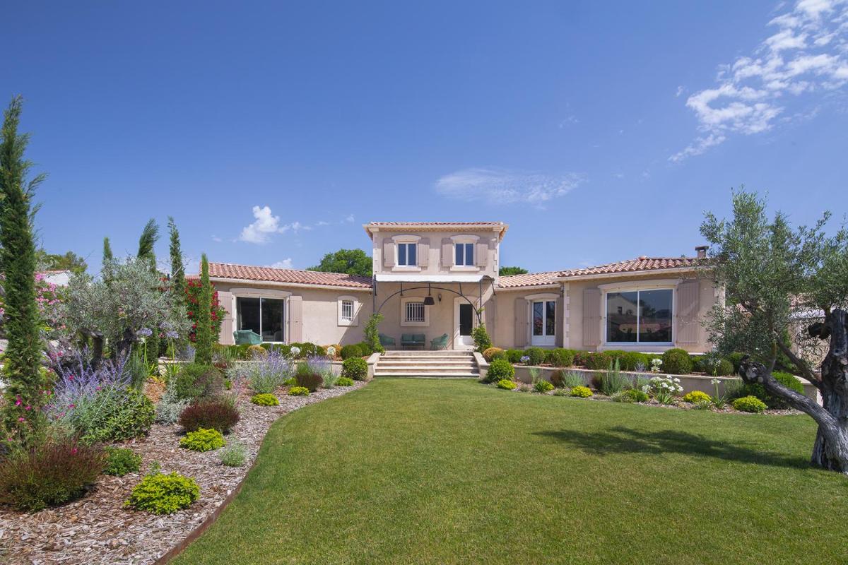 Jardin de l'établissement Le Vallon de Valrugues Hotel Spa & Villas