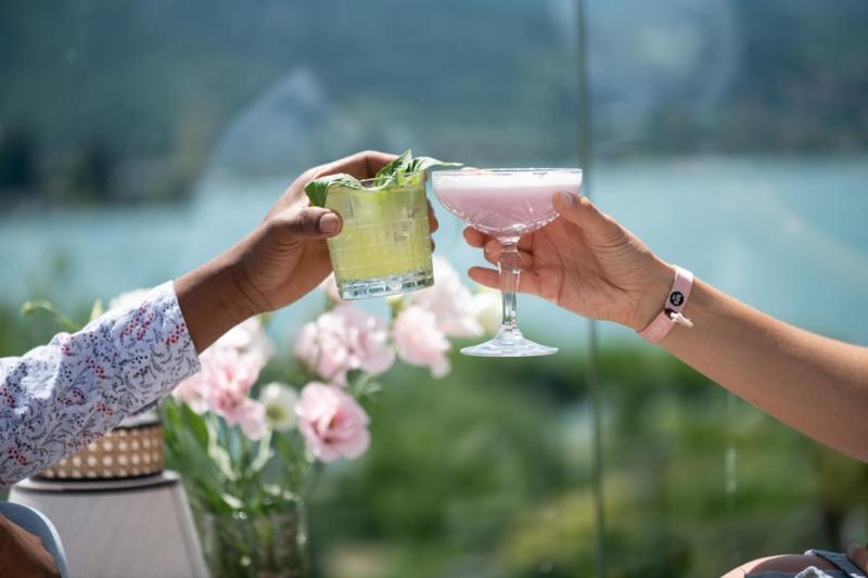 Boissons dans l'établissement Hôtel Beau Site Talloires B SPA