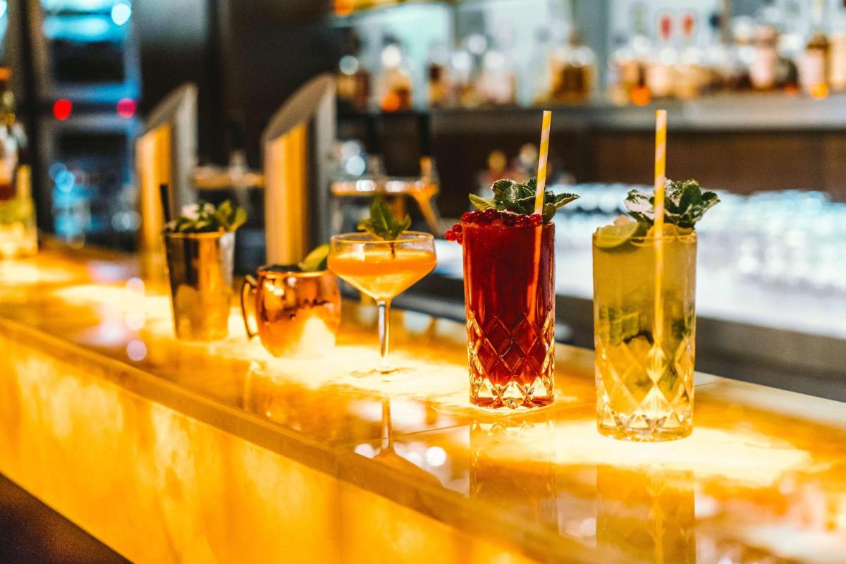 Getränke in der Unterkunft Grand Hyatt Berlin