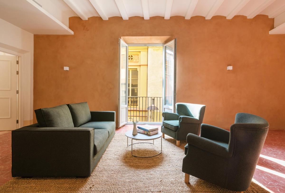 Zona de estar de Can Mascort Eco Hotel