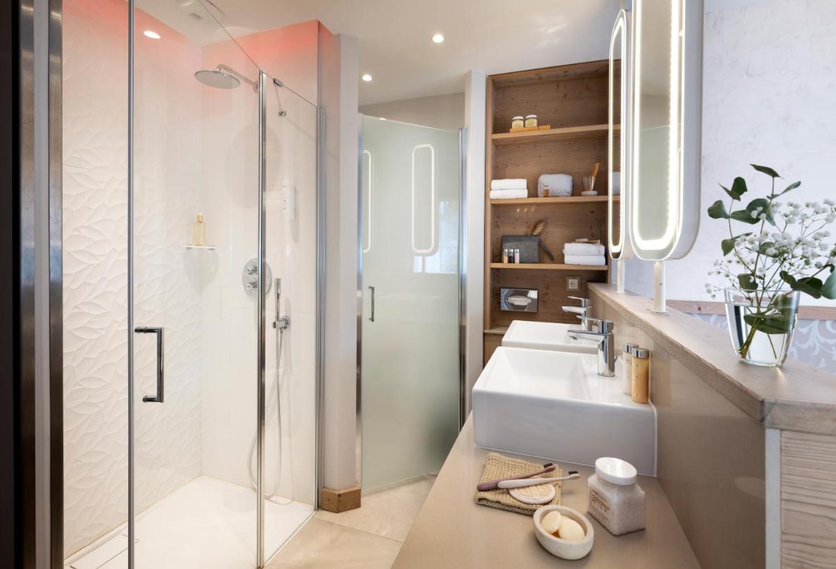 Salle de bains dans l'établissement Résidence Pierre & Vacances Premium L'Hévana