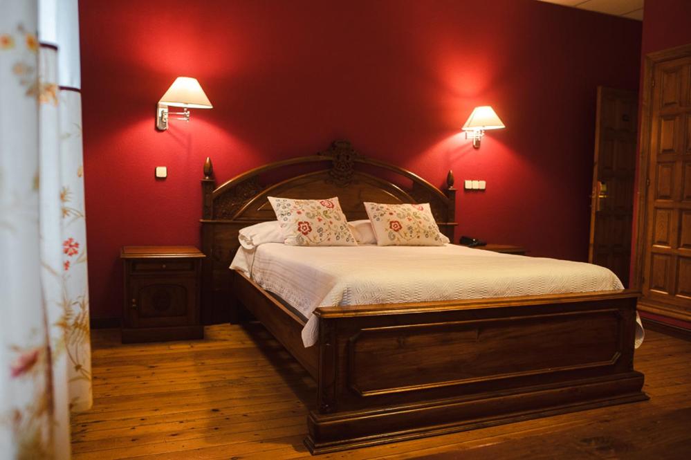 Cama o camas de una habitación en Balneario de Corconte