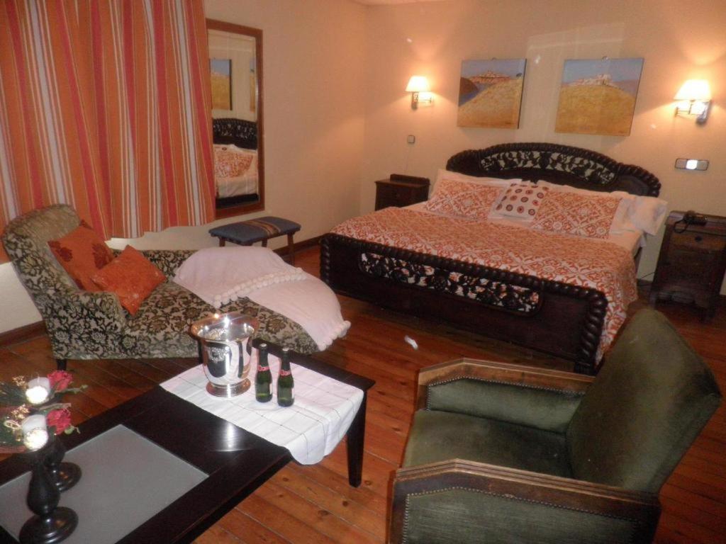 Cama o camas de una habitación en Balneario de Corconte