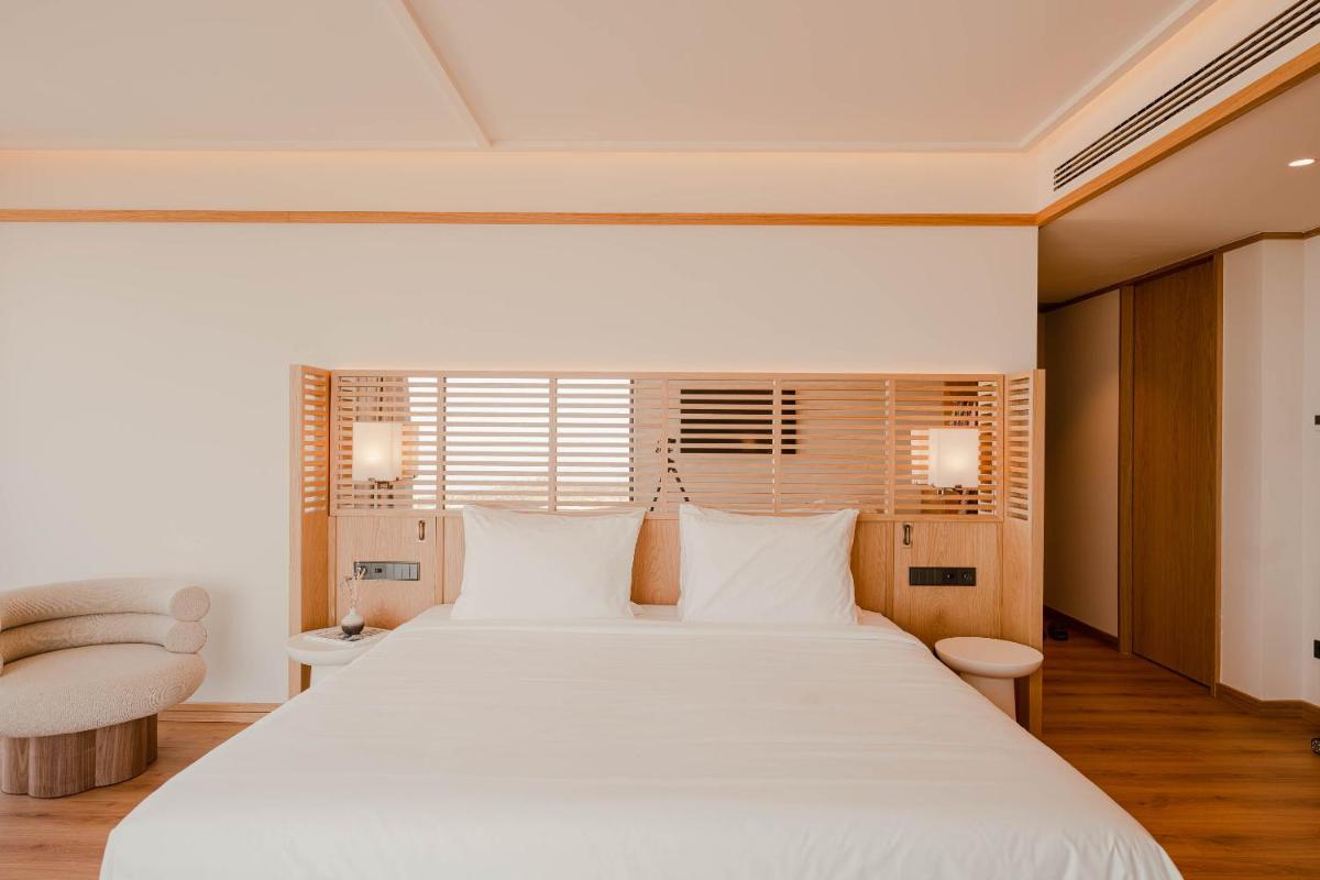 Uma cama ou camas num quarto em Aethos Ericeira