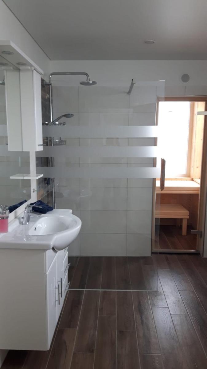 Ein Badezimmer in der Unterkunft Schwimmende Häuser im BALTIC SEA RESORT