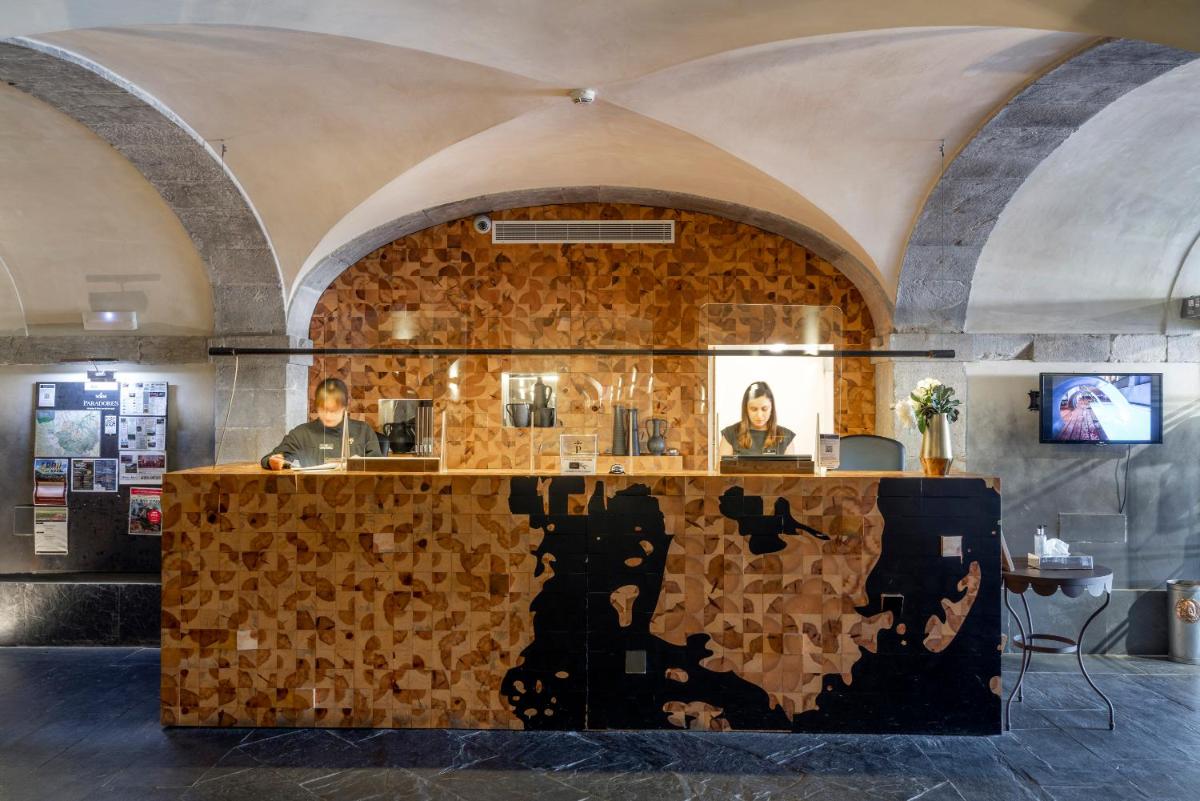 El vestíbulo o zona de recepción de Parador de Corias