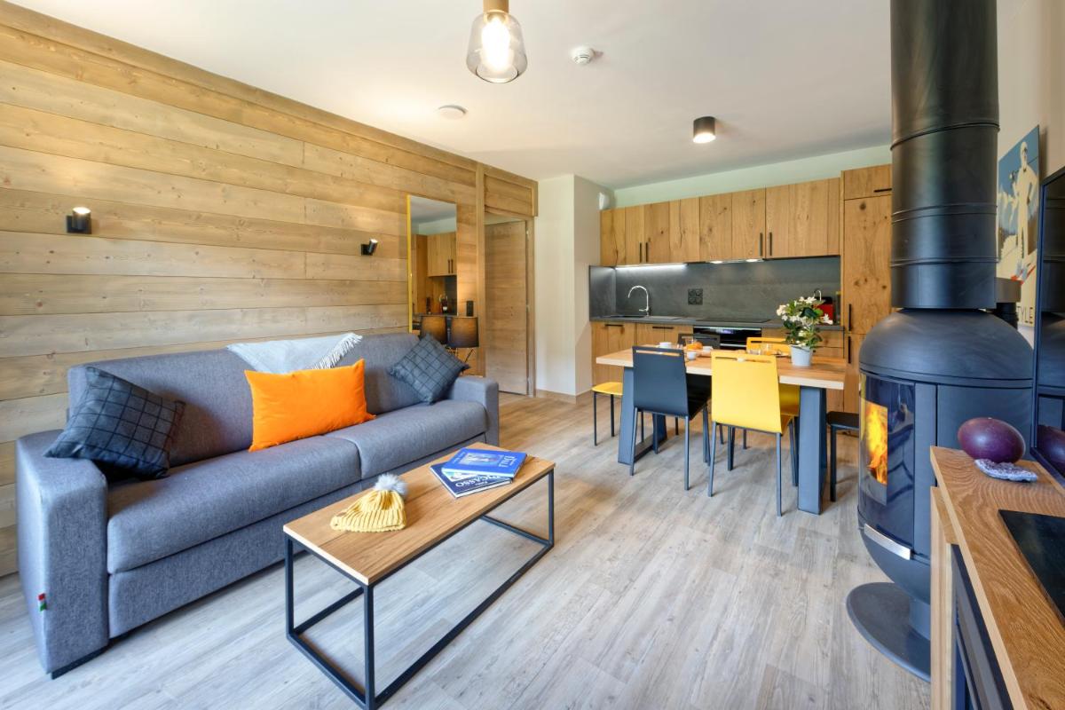 Cuisine ou kitchenette dans l'établissement Résidence Club MMV Samoens