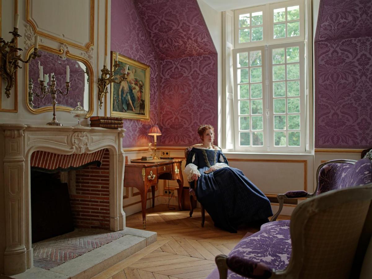 Coin salon dans l'établissement Relais & Château Louise de La Vallière