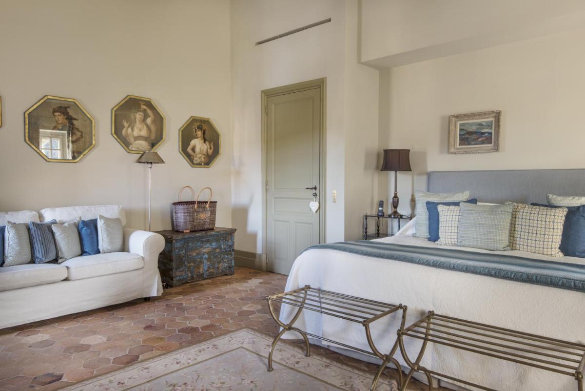 Coin salon dans l'établissement Château de Berne
