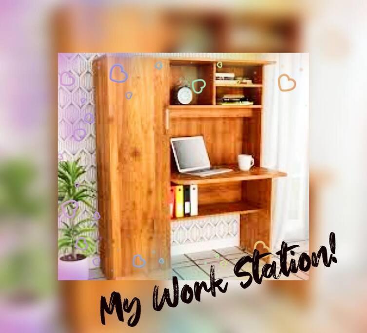 Secured Studio Apartment near Airport AC WiFi Oven - Housity