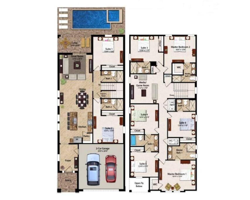 451-Luxury Villa wMovie Theater and Arcade - Housity