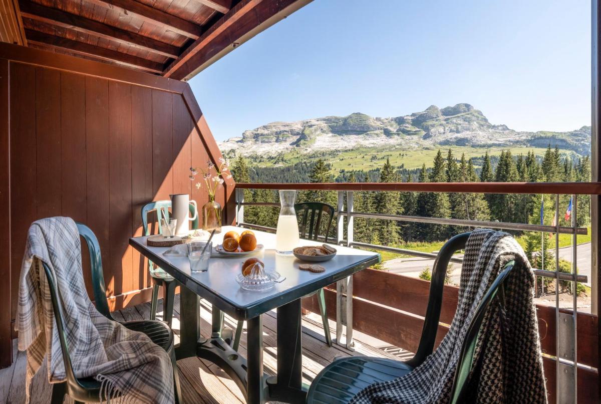Vue générale sur la montagne ou vue sur la montagne depuis l'appart'hôtel