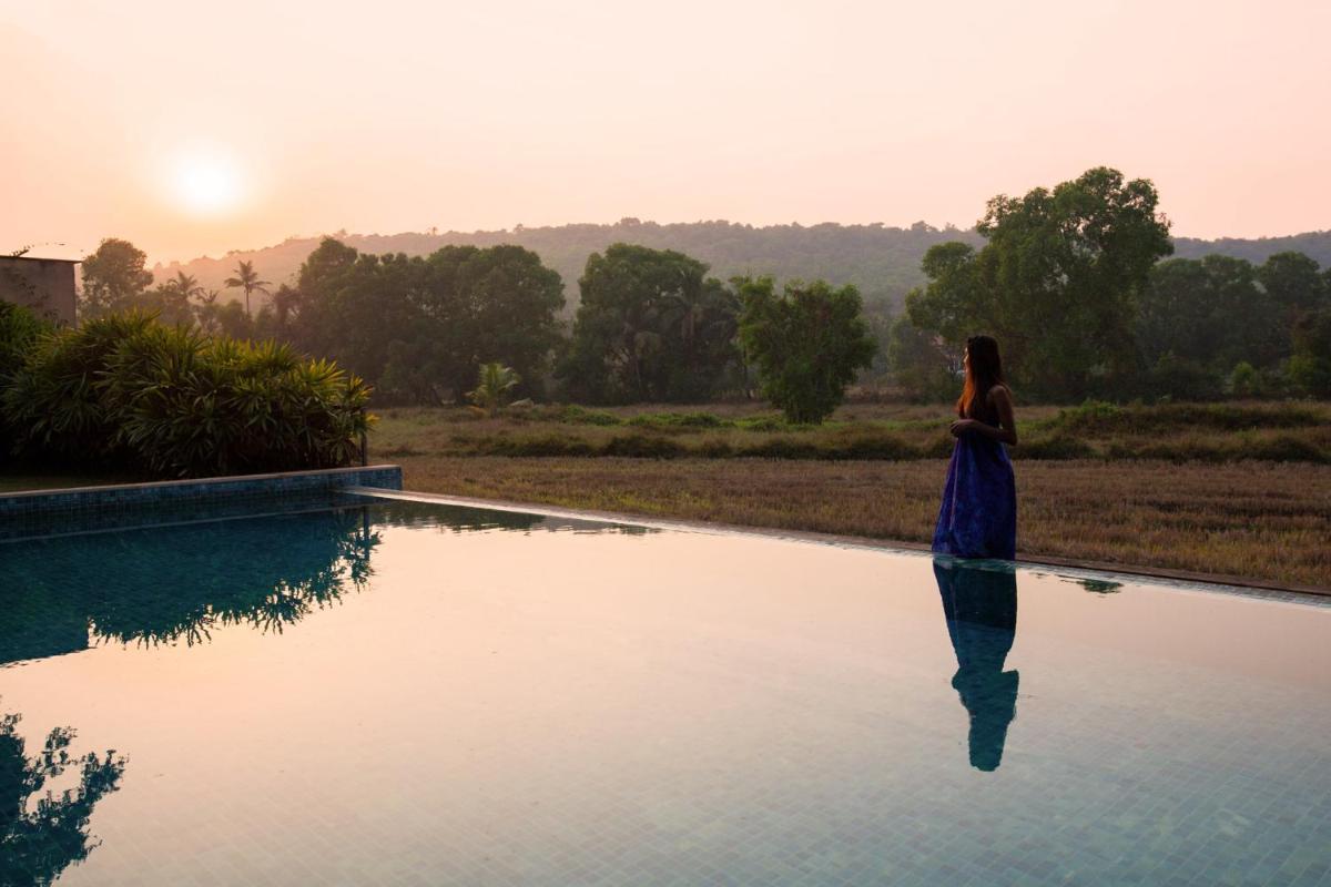 StayVista Bella Antlia 3BHK, with Pvt Pool & Paddy view- Parra, North Goa - Housity