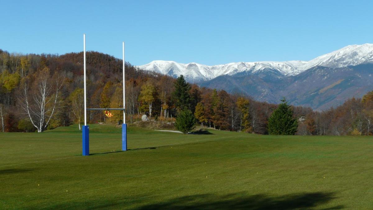 Vue générale sur la montagne ou vue sur la montagne depuis l'hôtel