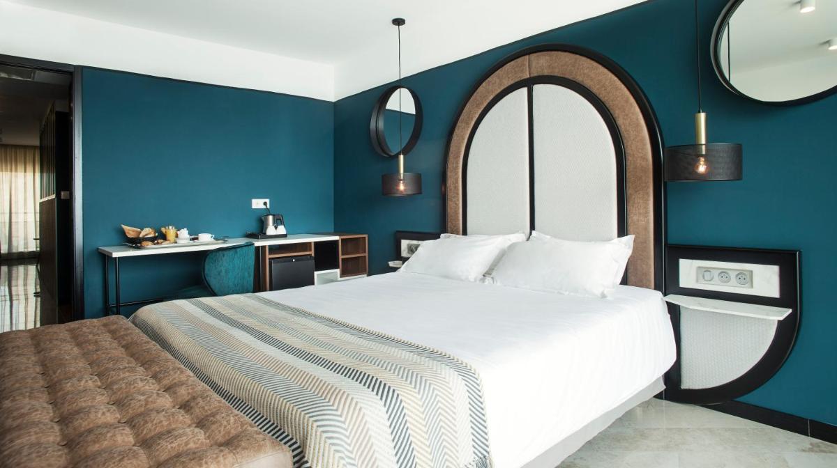 Un ou plusieurs lits dans un hébergement de l'établissement Hotel La Pietra Restaurant & Spa