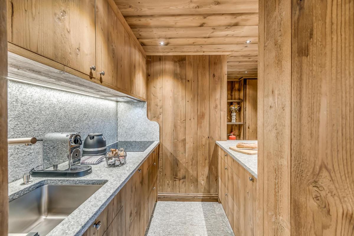 Cuisine ou kitchenette dans l'établissement Hotel & Spa Le Val d'Isère