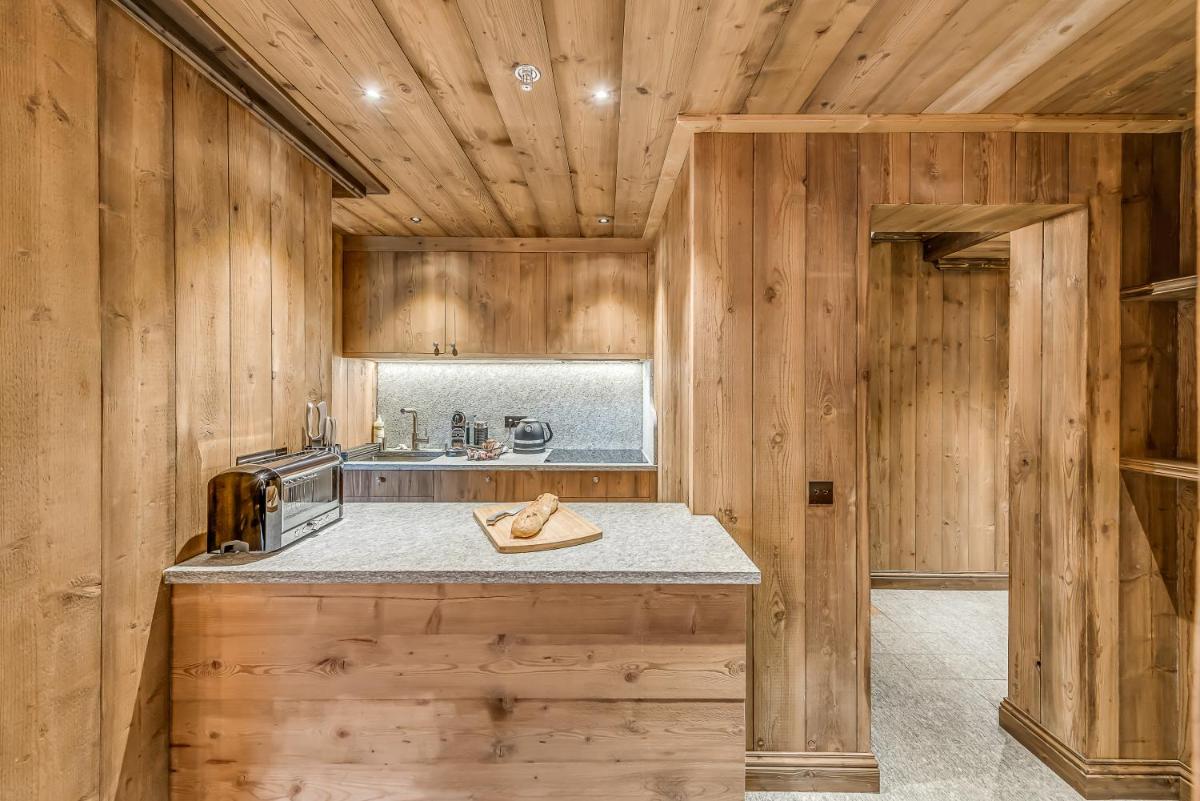 Cuisine ou kitchenette dans l'établissement Hotel & Spa Le Val d'Isère