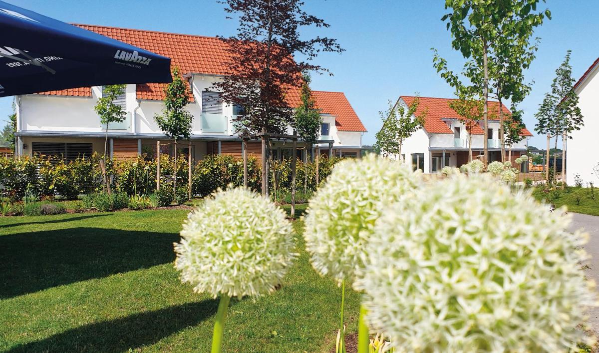 Ein Garten an der Unterkunft Bachhof Resort Apartments
