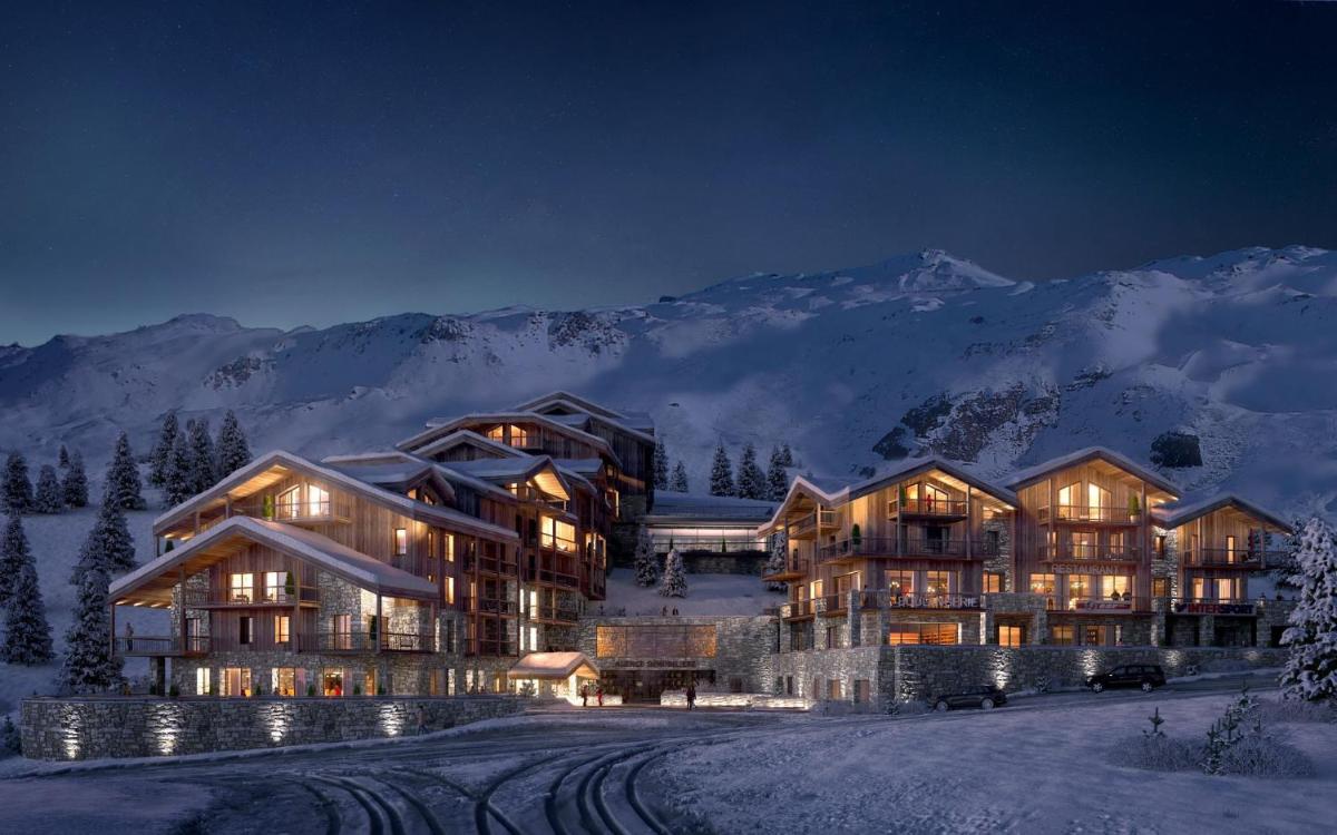 Vue générale sur la montagne ou vue sur la montagne depuis l'hôtel