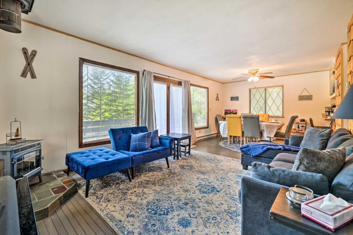 Pocono Summit Getaway with Game Room Walk to Lake! - Housity