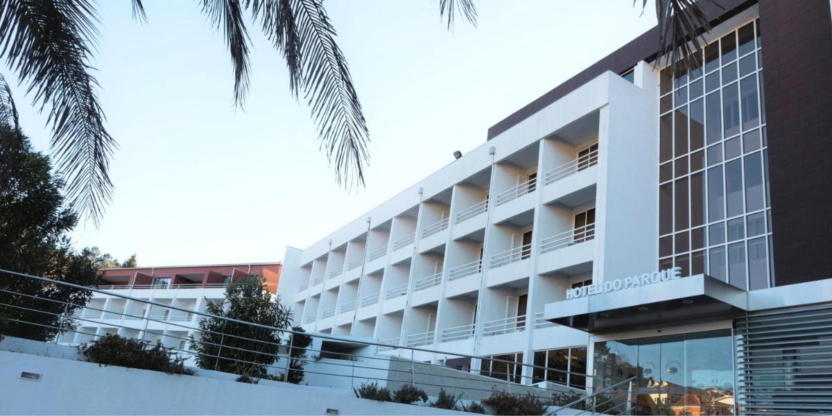 O edifício onde o hotel está situado