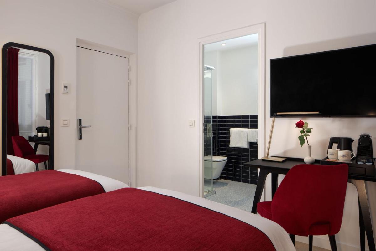 Un ou plusieurs lits dans un hébergement de l'établissement Hotel Villa Romantic & Spa